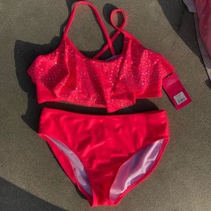 NWT girls PINK swimsuit  size 14/16